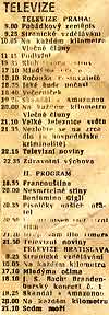 Televizní program z 09.03.1972, po Pokémonech a Teletubbies ani stopa.